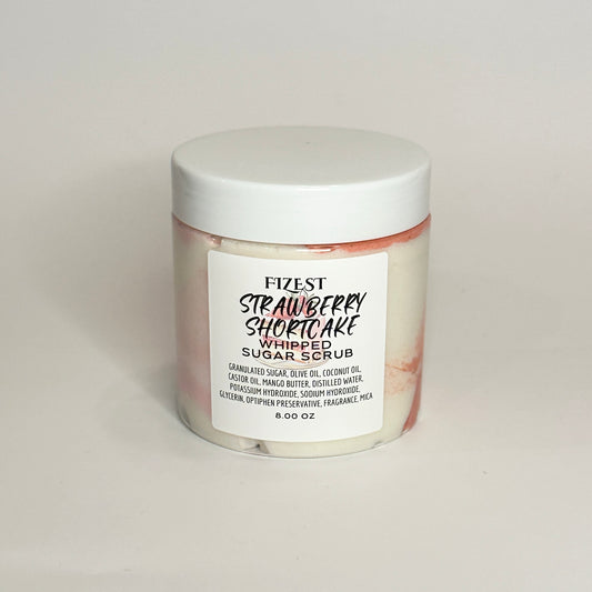Whipped Strawberry Shortcake Sugar Scrub